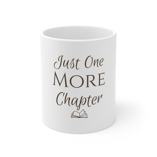 Just One More Chapter Book Lover Mug – 11oz Coffee Cup