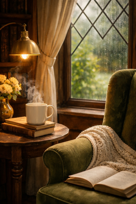 A Rainy Morning in the Cottage—Cosy Short Story